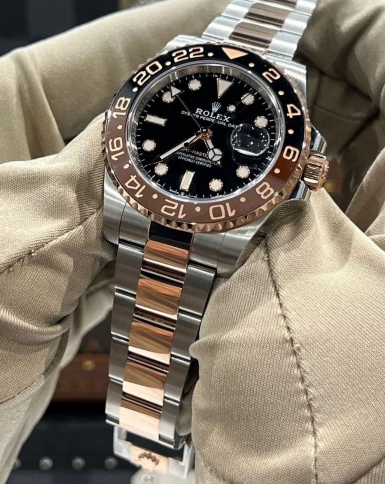 GMT ACCIAIO E GOLD ROSÈ