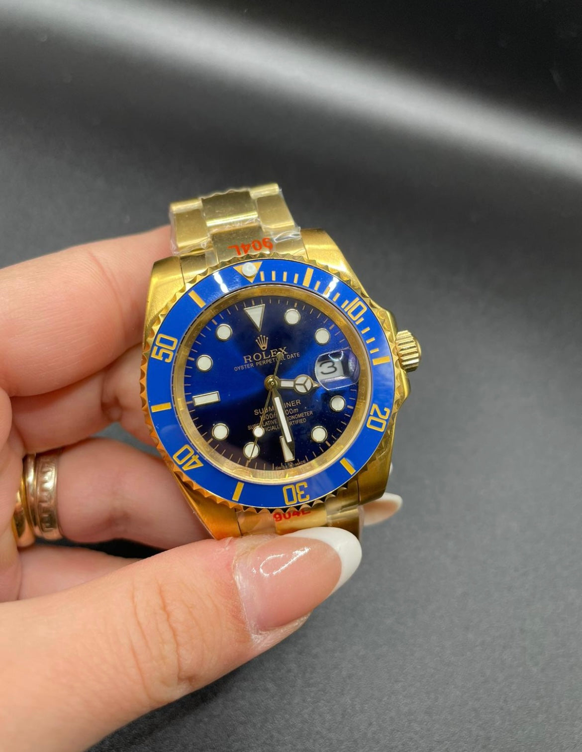 SUBMARINER ORO BLUE