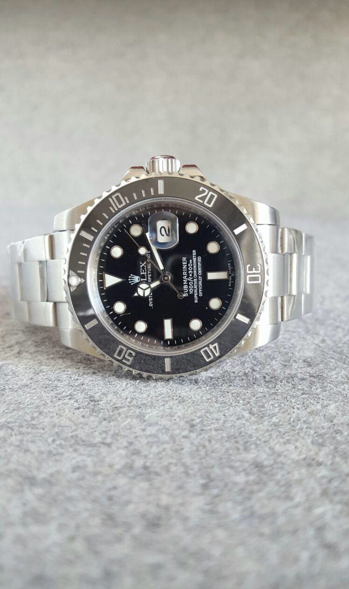 SUBMARINER NERO DATA